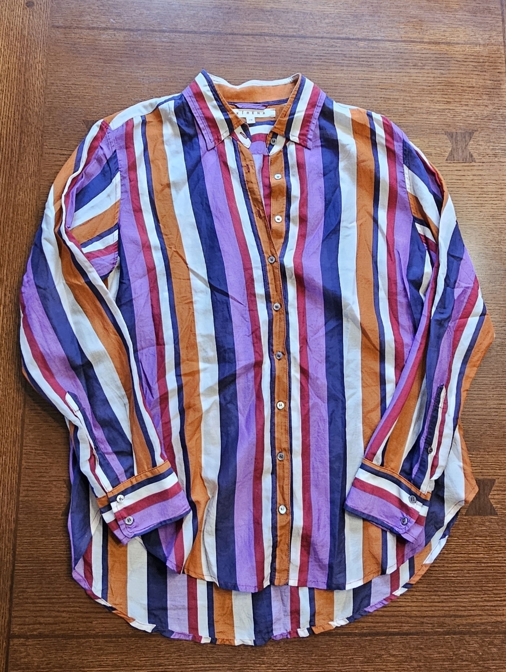Xirena Beau Barcelona Stripe Button Up XS
